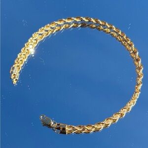 18k Gold Rope Bracelet  | Bellamare Jewelry